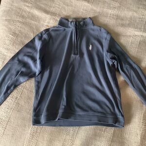 Kids size 10 Johnnie-O blue-gray long sleeve pullover good condition